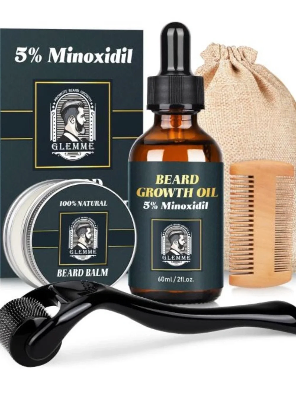GlemmeMen's Beard Growth Kit - NIB